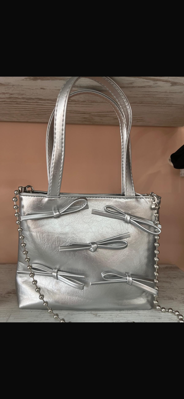 Borsa Fiocco Silver