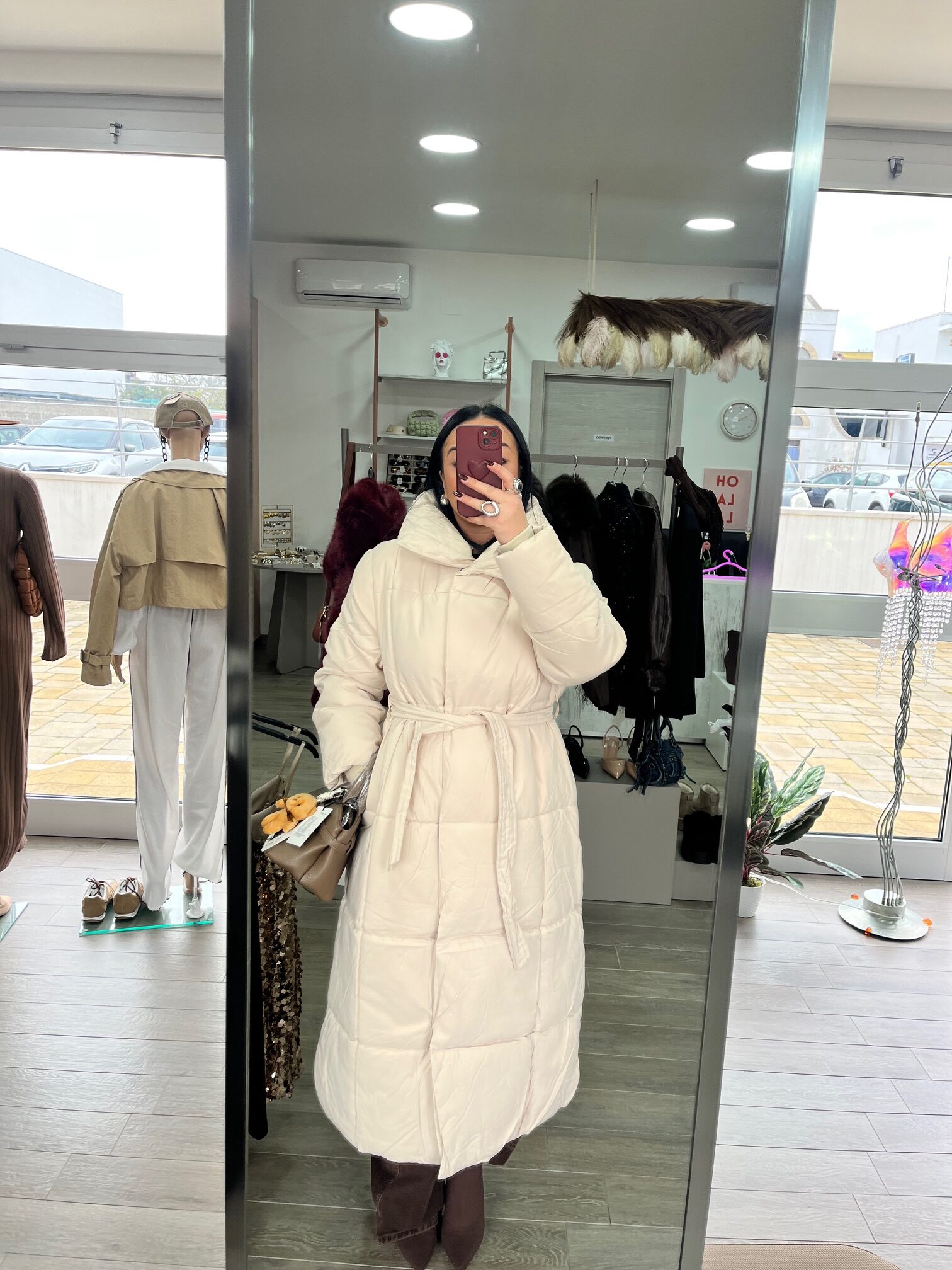 Piumino Beige